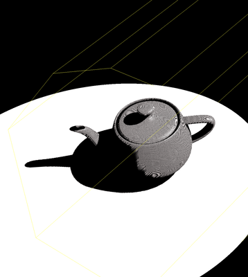 섀도우 맵을 한 번만 샘플링할 때의 아티팩트