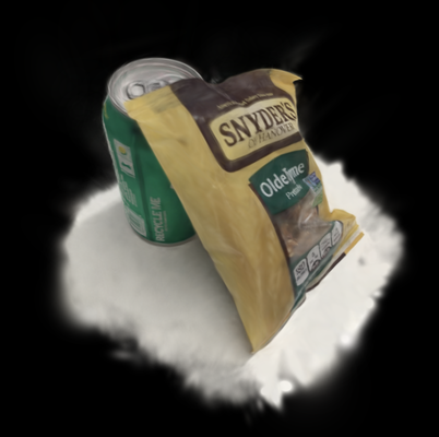 렌더링된 가우시안 스플래팅 장면