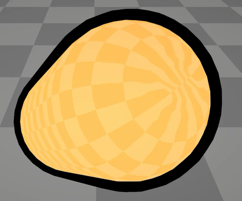 가까이에서 볼 때 발생하는 아티팩트